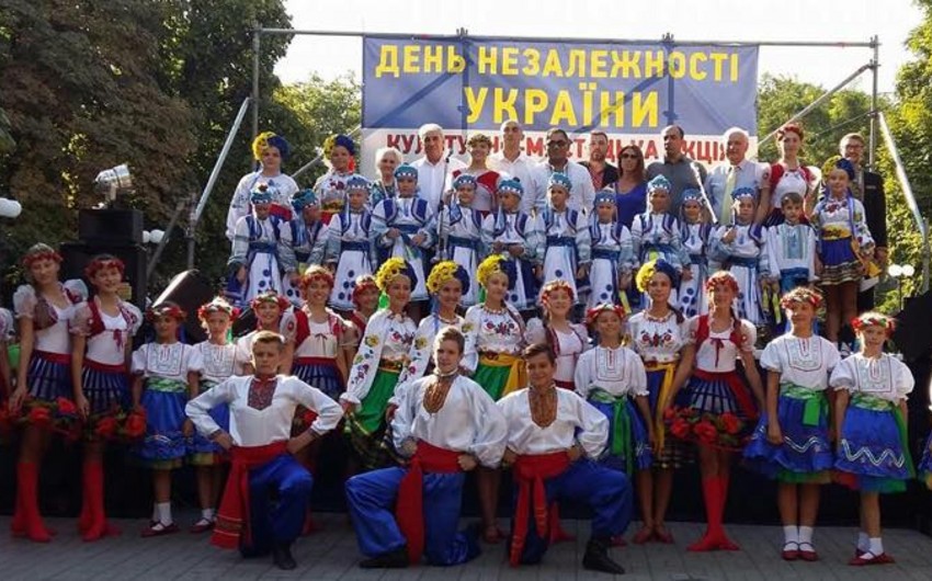 Ukraynada azərbaycanlılar “Vətənpərvərlər marşı” yürüşü keçiriblər