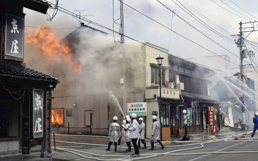 Yaponiyada güclü yanğın zamanı 28 nəfər xəsarət alıb