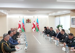 Начальник Генштаба азербайджанской армии встретился с министром обороны Грузии