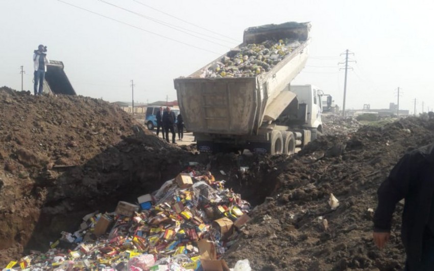 Azerbaijani food safety agency destroys 13 tons of unusable dairy products