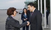 President of North Macedonia arrives in Azerbaijan