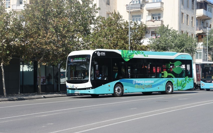 Elektrik mühərriki ilə hərəkətə gətirilən avtobuslar idxal gömrük rüsumundan azad edilib