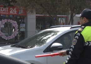 Sumqayıtda sürücü qadınlarla və piyadalarla bağlı qeyri-adi reyd keçirildi - FOTO