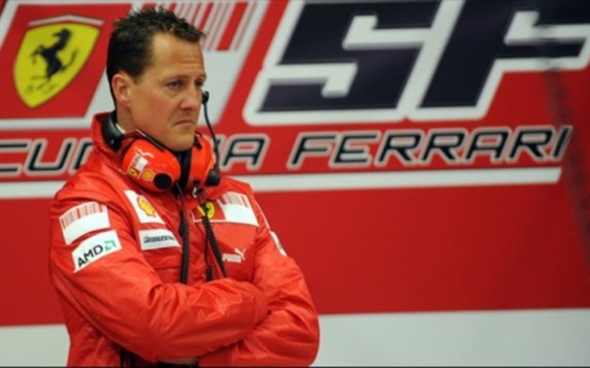 Seven-time F1 world champion Schumacher can once again walk
