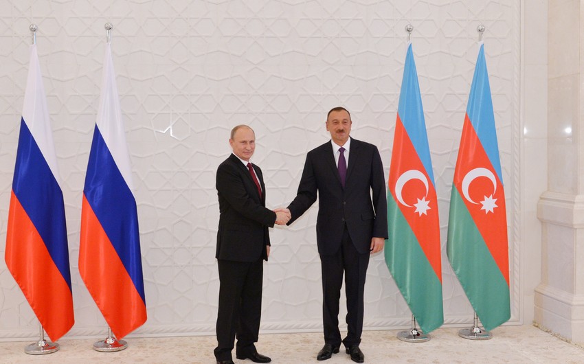 Владимир Путин направил поздравительное письмо президенту Азербайджана