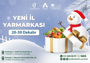 В Баку будут организованы традиционные новогодние ярмарки Из села в город