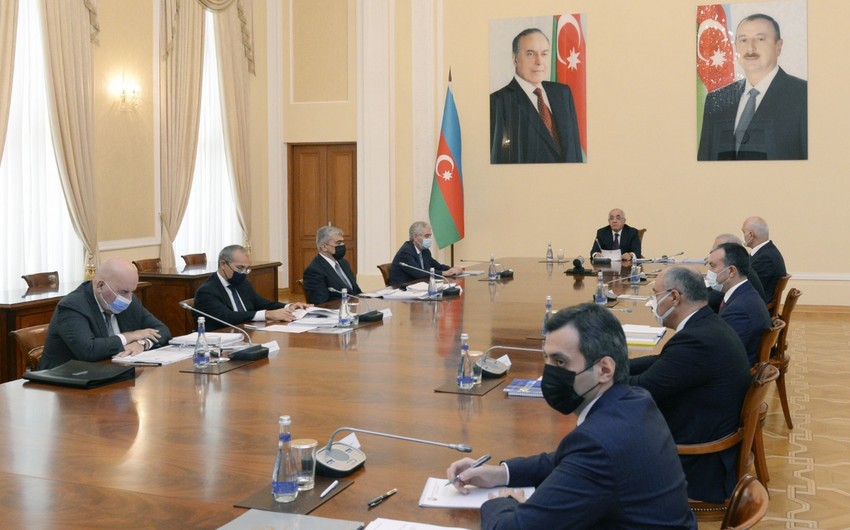 На расширенном заседании Кабмина Азербайджана обсужден проект госбюджета
