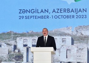 Prezident İlham Əliyev Zəngilan şəhərinə ilk qayıdışın vaxtını açıqlayıb