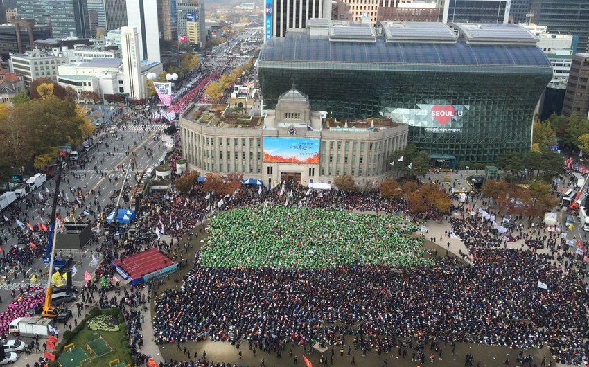 В Сеуле около 1 млн. человек готовятся провести акцию за отставку президента страны