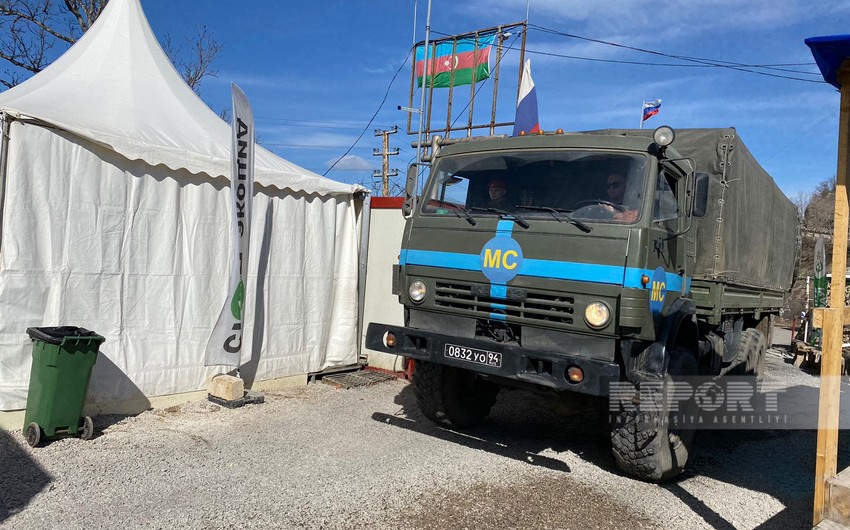 47 vehicles of Russian peacekeepers pass freely along Khankandi-Lachin road 