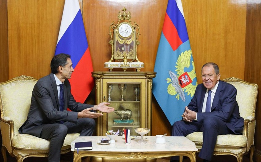 Russian FM meets with Azerbaijani ambassador