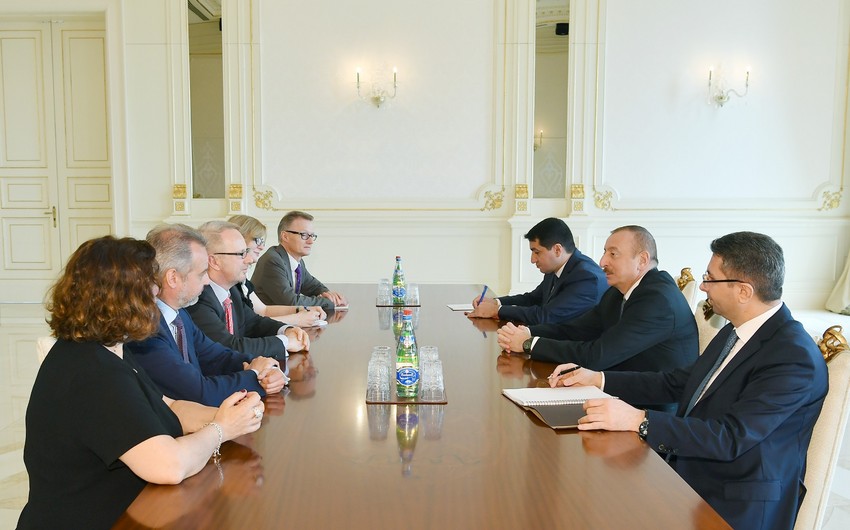 Президент Ильхам Алиев принял делегацию Бундестага