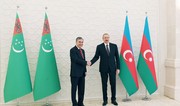 Gurbanguly Berdimuhamedov congratulates Ilham Aliyev