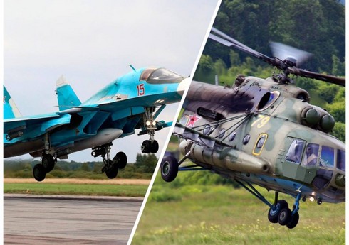 В результате крушения вертолетов и военных самолетов в России погибли 9 человек