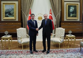 Erdogan receives head of Iraqi Kurdistan region