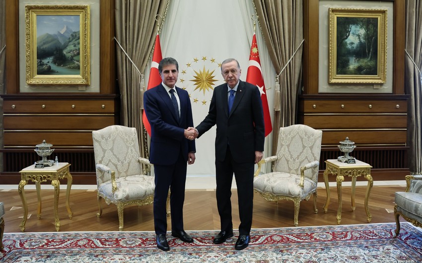 Erdogan receives head of Iraqi Kurdistan region