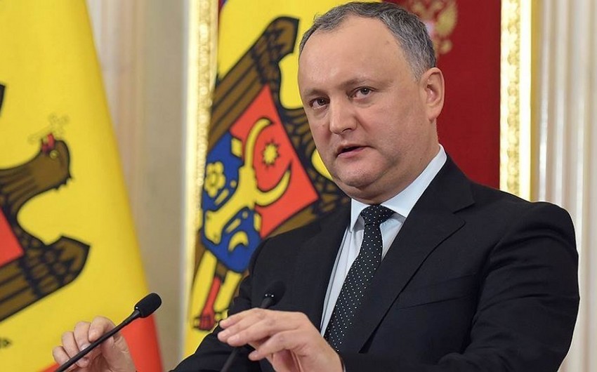 Moldova prezidenti parlamentin buraxılması barədə dekreti ləğv edib