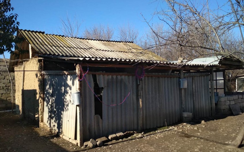 В Агдаме началось восстановление домов, пострадавших из-за армянских обстрелов