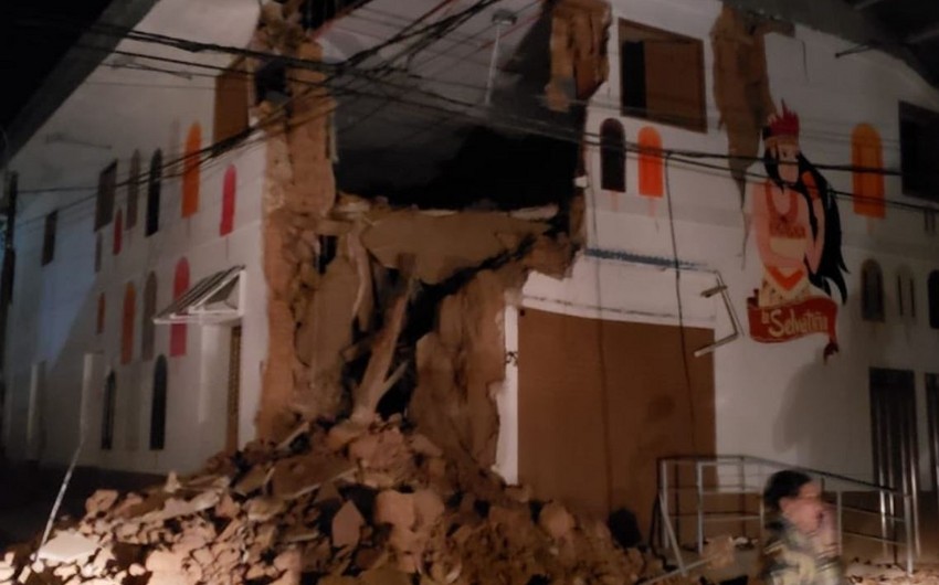 В результате землетрясения в Перу погиб один человек