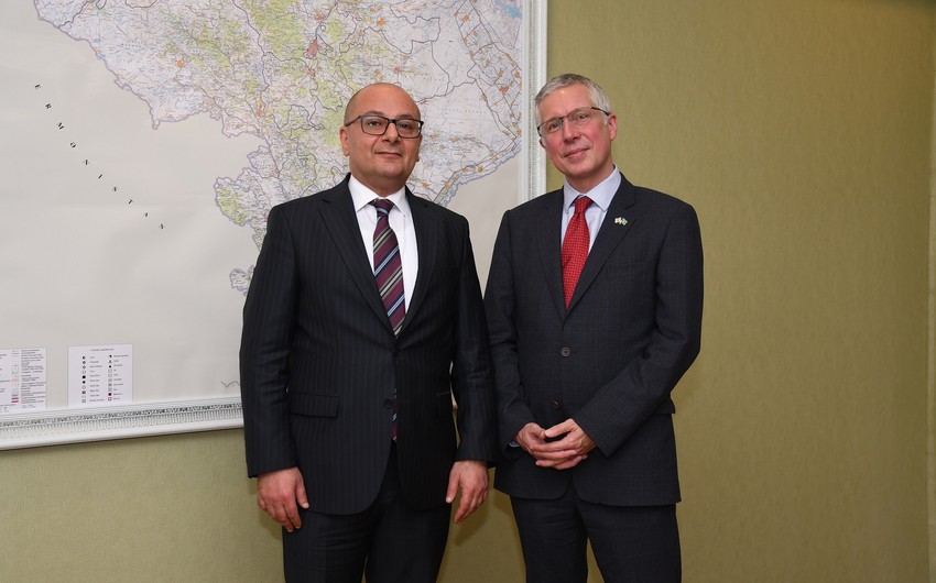 Председатель ANAMA обсудил с послом Великобритании операции по разминированию в Карабахе