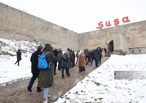 Participants of int'l Islamophobia conference visit Shusha fortress