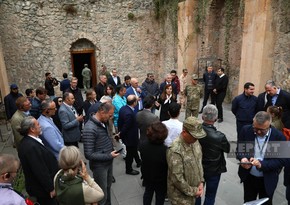 Diplomats visit Khudavang Monastery in Azerbaijan