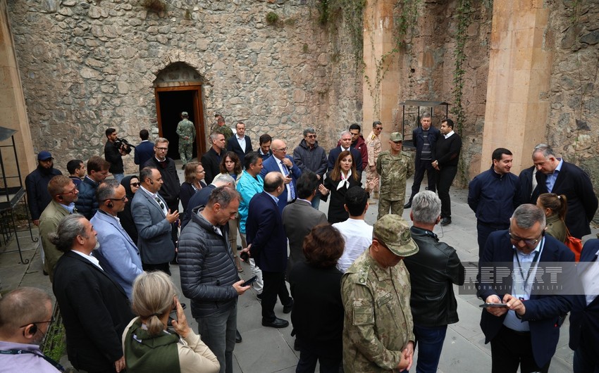 Diplomats visit Khudavang Monastery in Azerbaijan