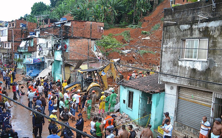 ​Braziliyada təbii fəlakət nəticəsində 4 nəfər ölüb