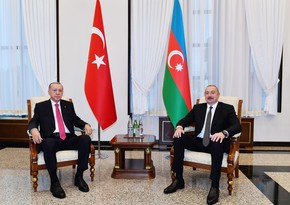 Ərdoğanın rəsmi qarşılanma mərasimi keçirilib