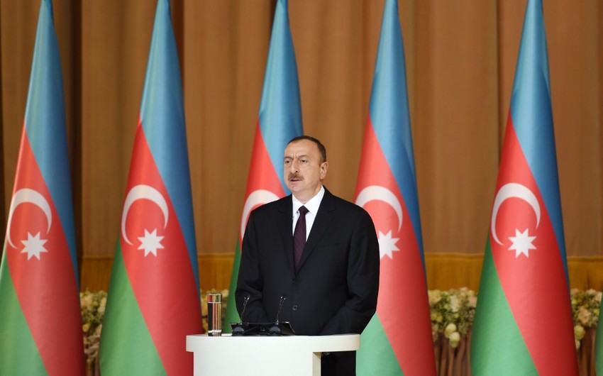 Президент: Азербайджанский народ и государство никогда не допустят создания второго армянского государства на наших землях