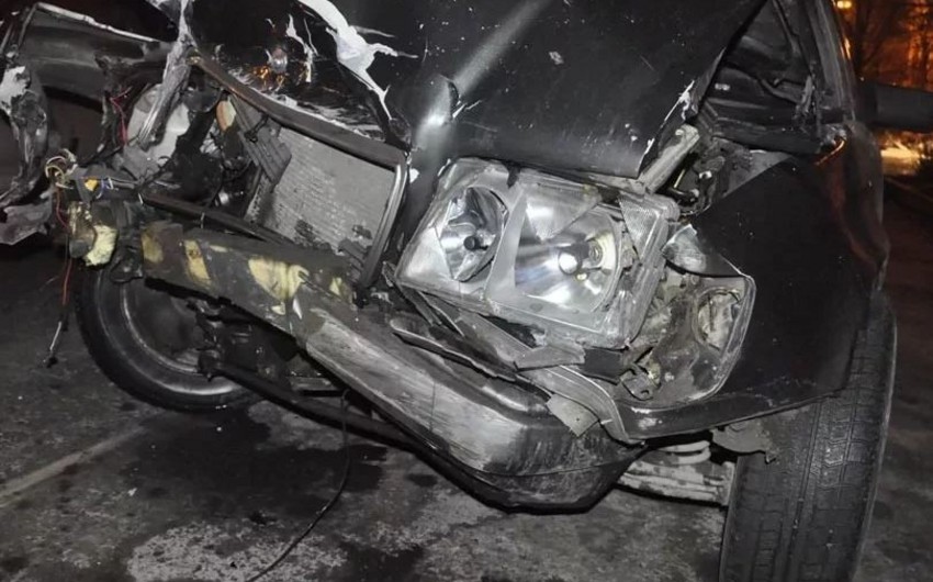 Тяжелое ДТП в Физули, водитель погиб