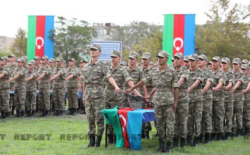 Heydər Əliyev adına Hərbi İnstitutda növbəti andiçmə mərasimi keçirilib