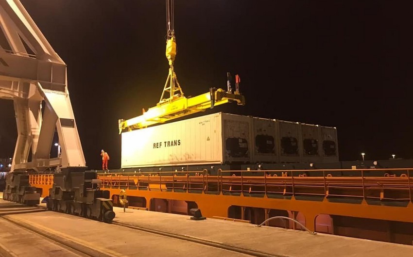 Next block train from China heads to Turkey through Baku Port