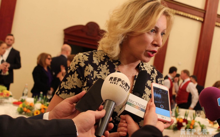 Пресс-секретарь МИД России Мария Захарова: Баку потряс моё воображение