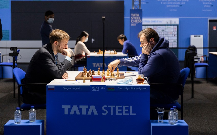 Tata Steel Chess: Мамедъяров сыграл вничью с Карякиным