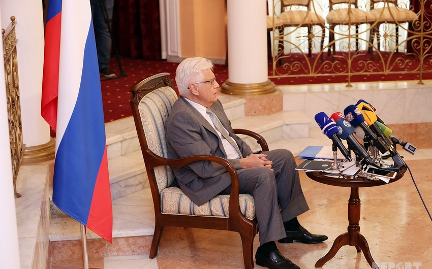 Russian Ambassador to Azerbaijan spoke about priorities of his activity