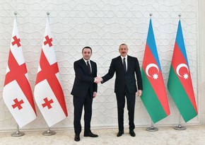 President Ilham Aliyev congratulates Prime Minister of Georgia