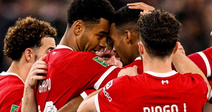İngiltərə Liqa Kuboku: “Liverpul” çempionşipin liderindən üstün olub