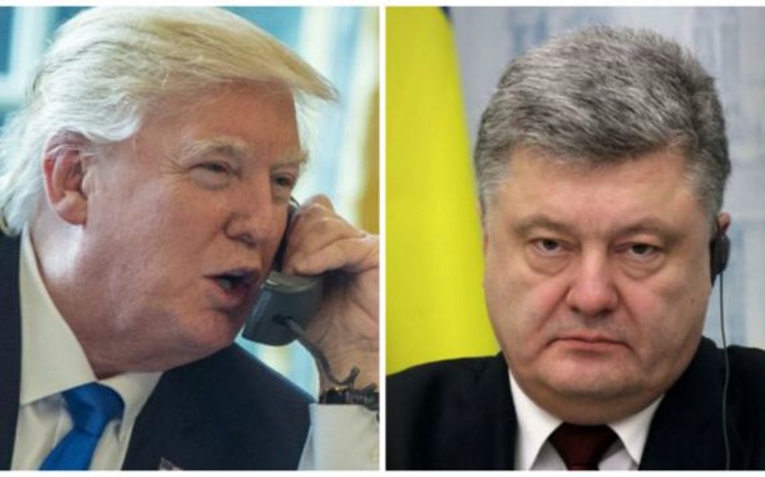ABŞ və Ukrayna prezidentləri Donbasdakı vəziyyəti müzakirə ediblər