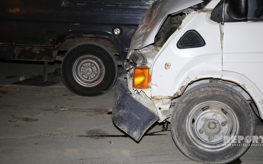 В Абшеронском районе столкнулись пассажирский автобус и грузовик, есть потерпевшие - ФОТО