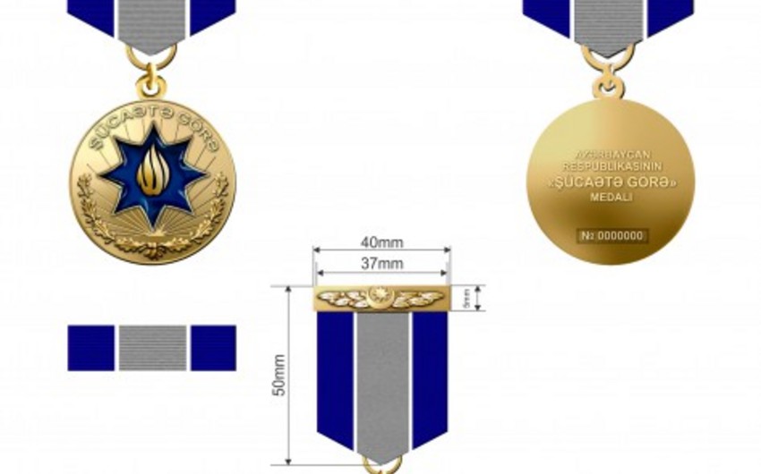 Prezident İlham Əliyev  “Şücaətə görə” medalının təsis edilməsi ilə əlaqədar qanunu imzalayıb