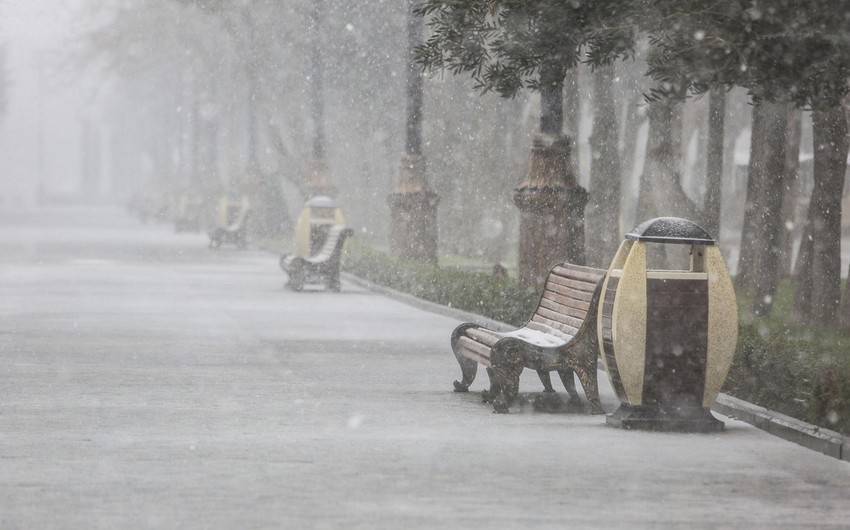 Rain, sleet and snow predicted in Azerbaijan on Saturday