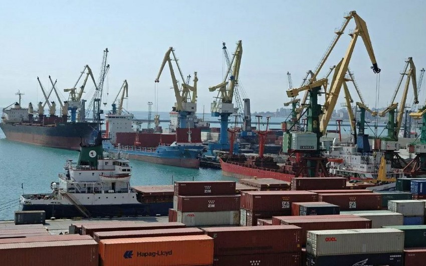 Transxəzər marşrutu üzrə Aktau limanı vasitəsilə daşımaların həcmi 66% artıb