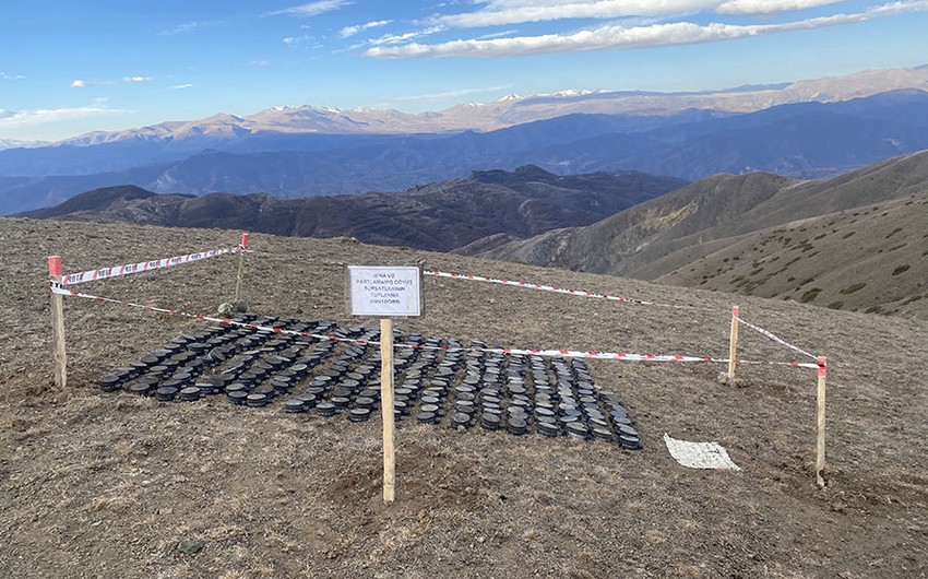 Minefield installed by illegal Armenian armed detachments inspected 