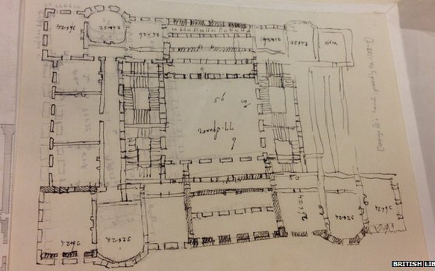 ​В Великобритании обнаружен архитектурный план, сделанный королем Георгом III