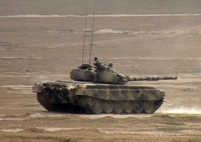 Azerbaijan improving tank units' combat training 