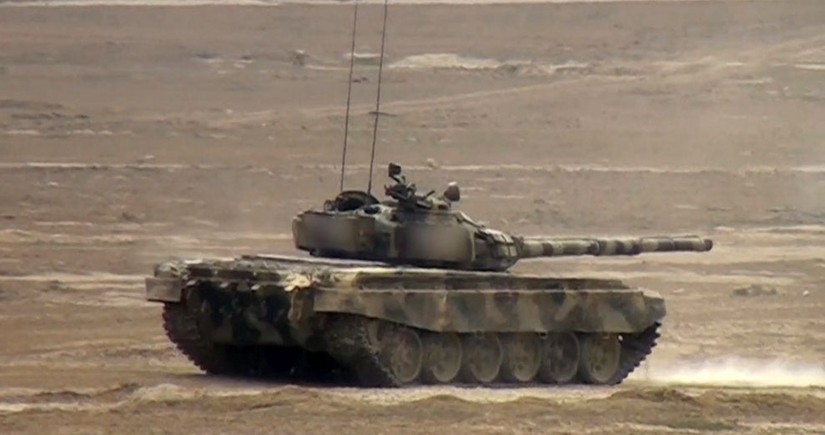 Совершенствуется боевая подготовка танковых подразделений армии Азербайджана
