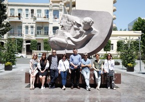 Heads of leading Georgian online media resources visited Azerbaijan - PHOTO