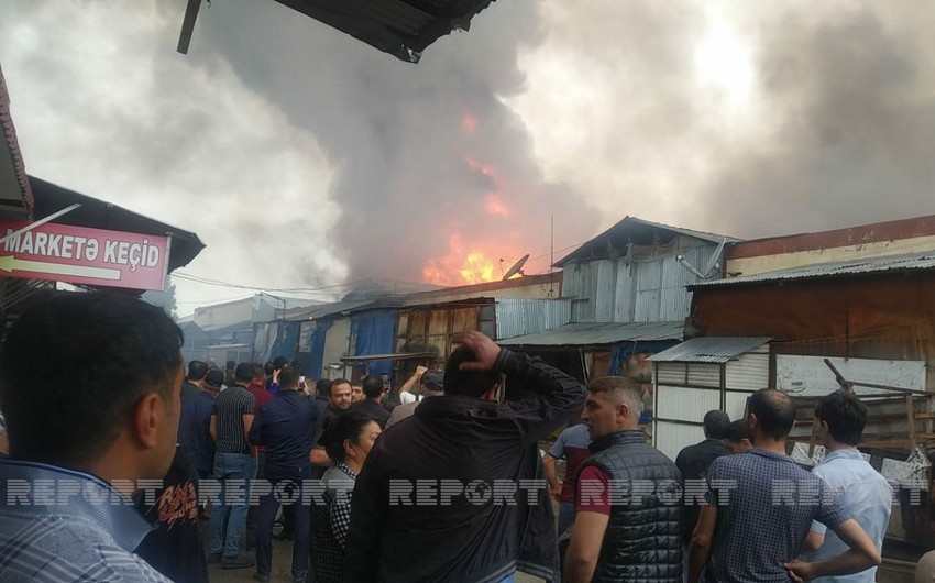 МЧС: К тушению пожара в Барде привлекли силы пожарной охраны из других районов 