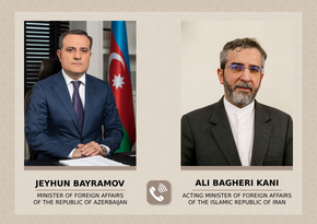 Глава МИД Азербайджана провел телефонный разговор с и.о. министра иностранных дел Ирана